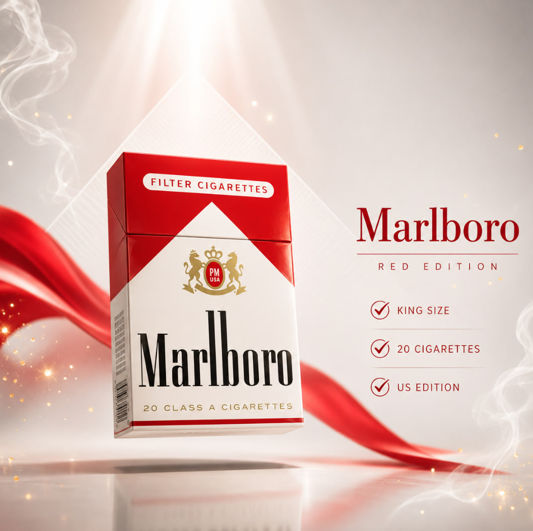 Marlboro (Hard Red) US Edition (10-Pack Carton) - Image 2