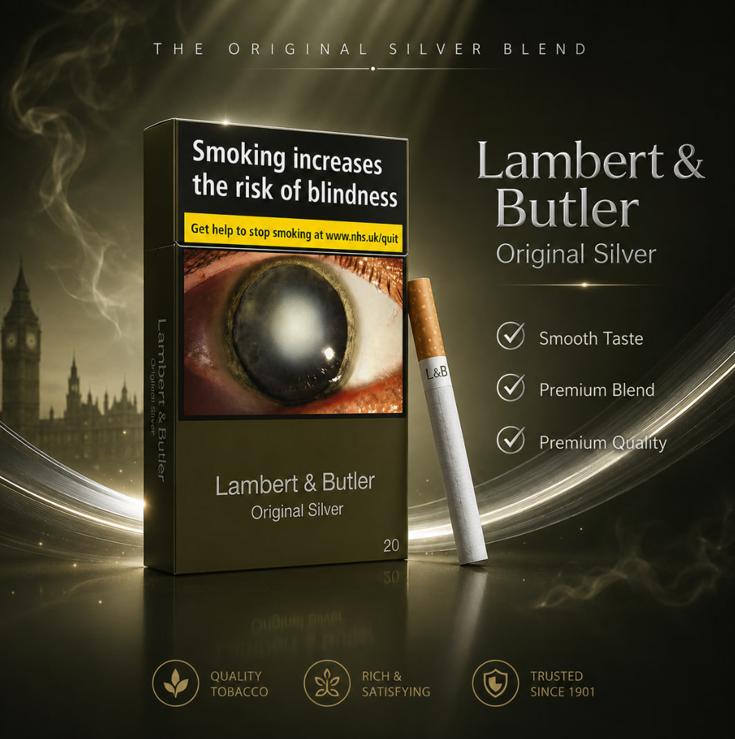 Lambert & Butler Original Silver King Size Cigarettes - Image 3